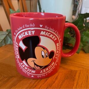 Disneyland Mickey Mouse “Leader of the Club” Large Coffee Mug